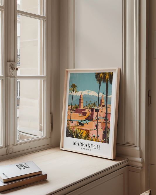 Marrakech Beneath The Atlas Poster