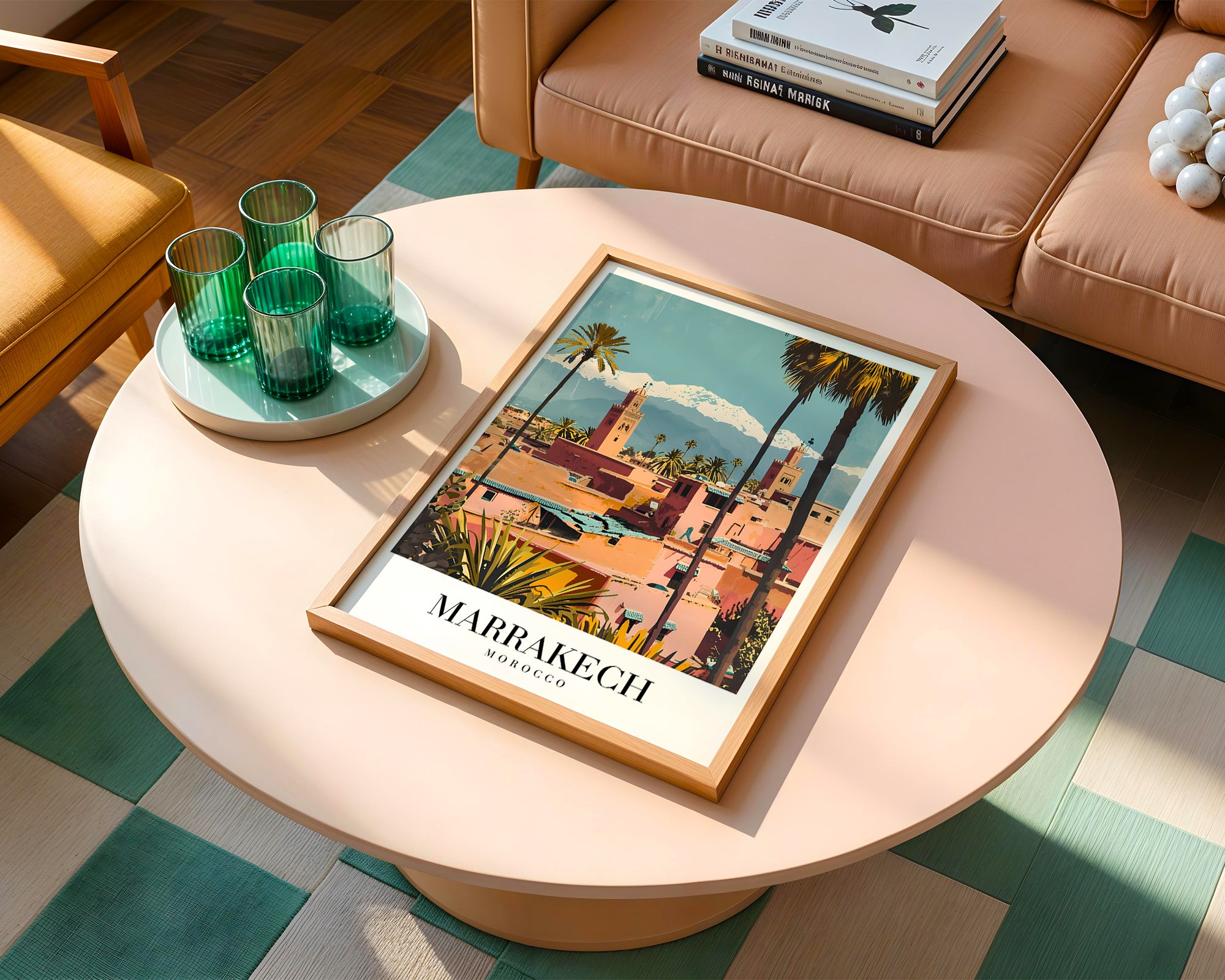 Marrakech Beneath The Atlas Poster