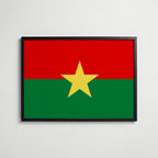 Burkina Faso National Flag Poster affisch – köp poster online – Bozetto väggdekoration