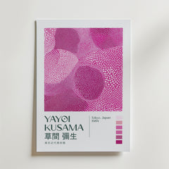 Yayoi Kusama Infinite Pink Dots Poster