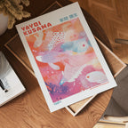 Yayoi Kusama Floating Koi Dreams Poster