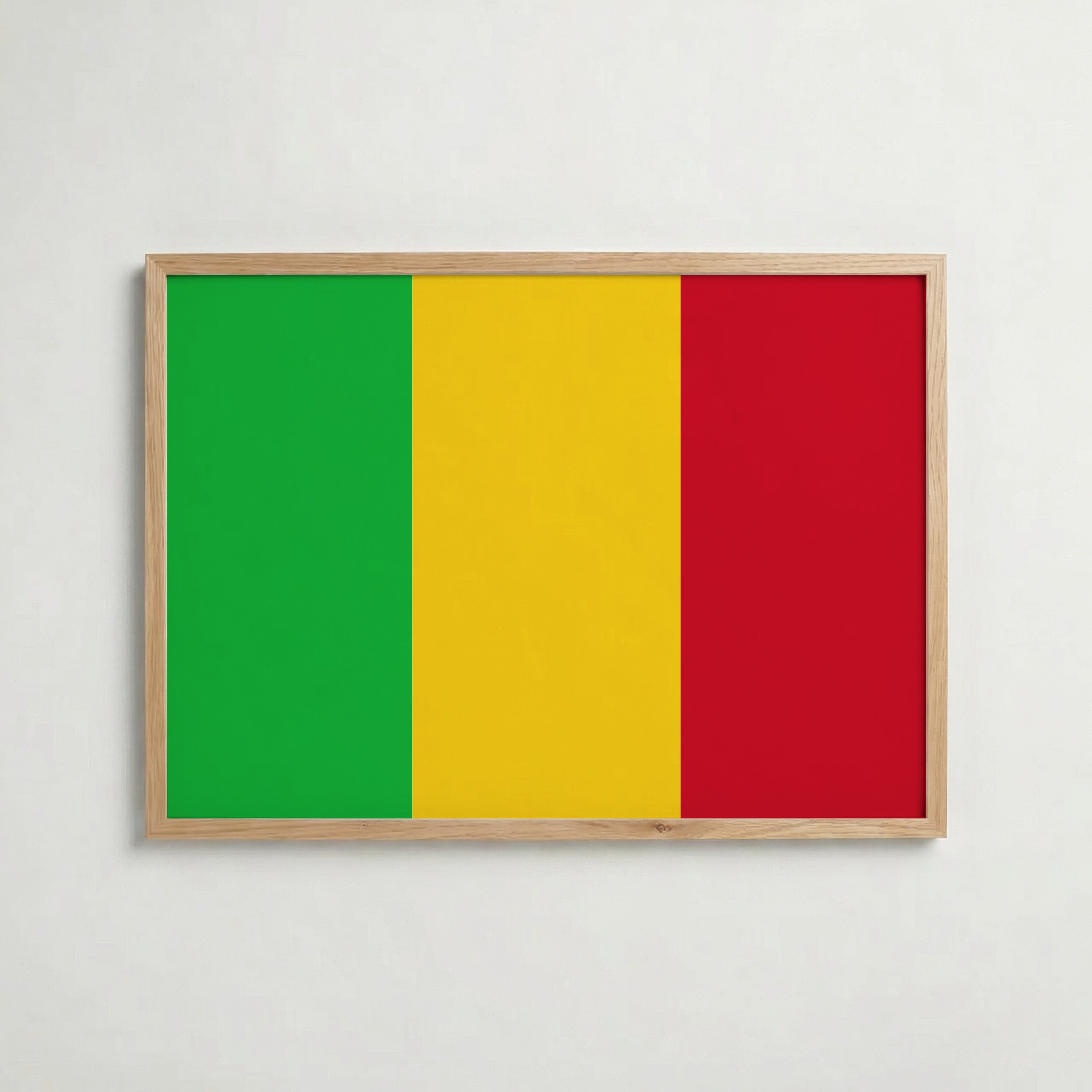 Mali National Flag Poster – poster väggdekoration inredning – Affischer hos Bozetto