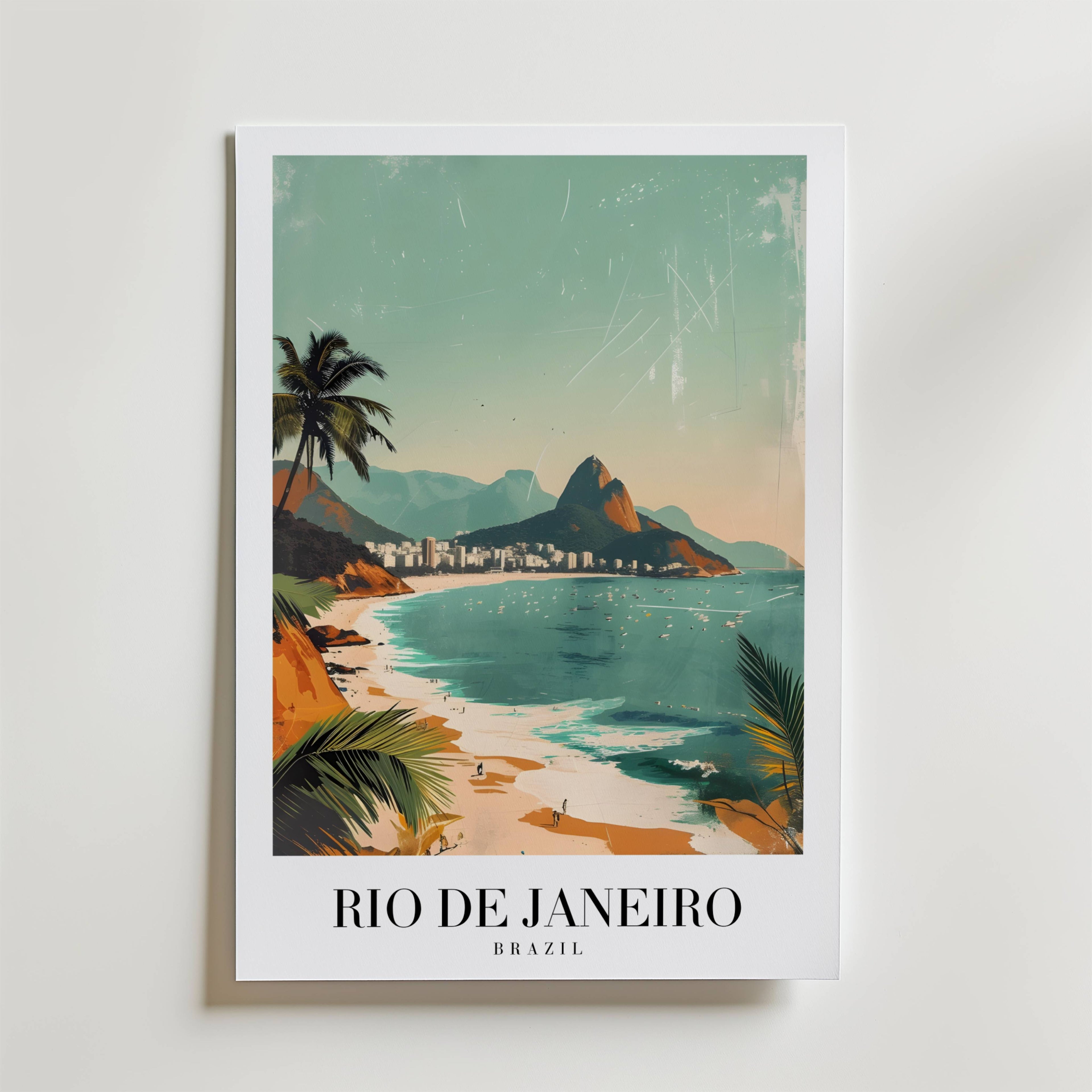 Rio De Janeiro By The Sea Poster