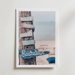 Beachhouse Signs Poster