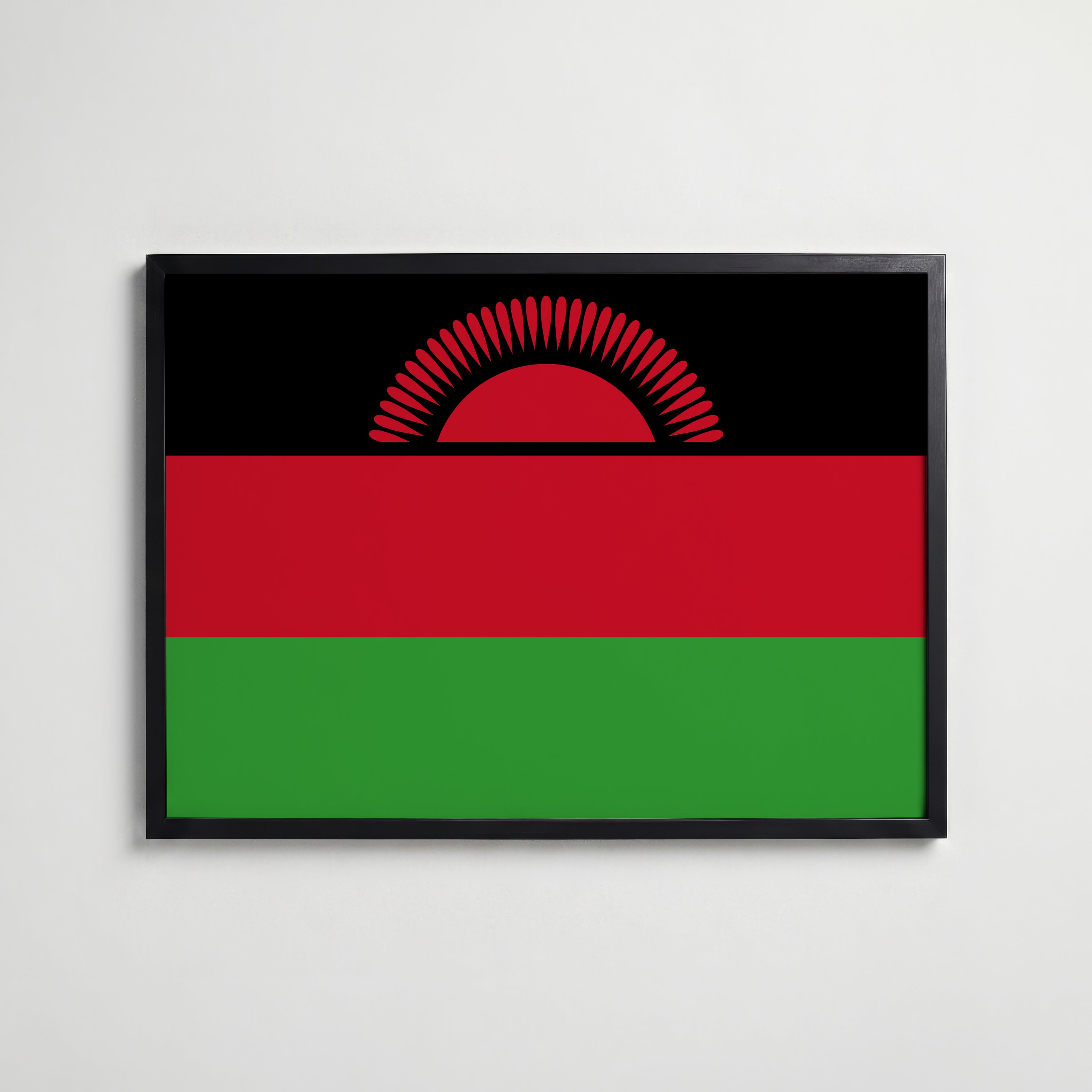 Malawi National Flag Poster affisch – köp poster online – Bozetto väggdekoration