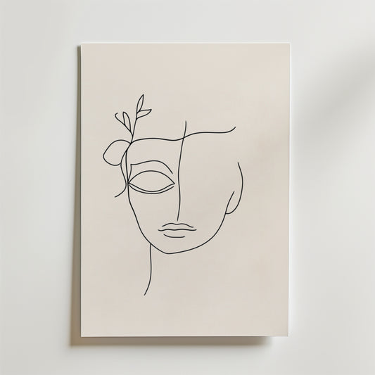 Kahlo Lines Poster