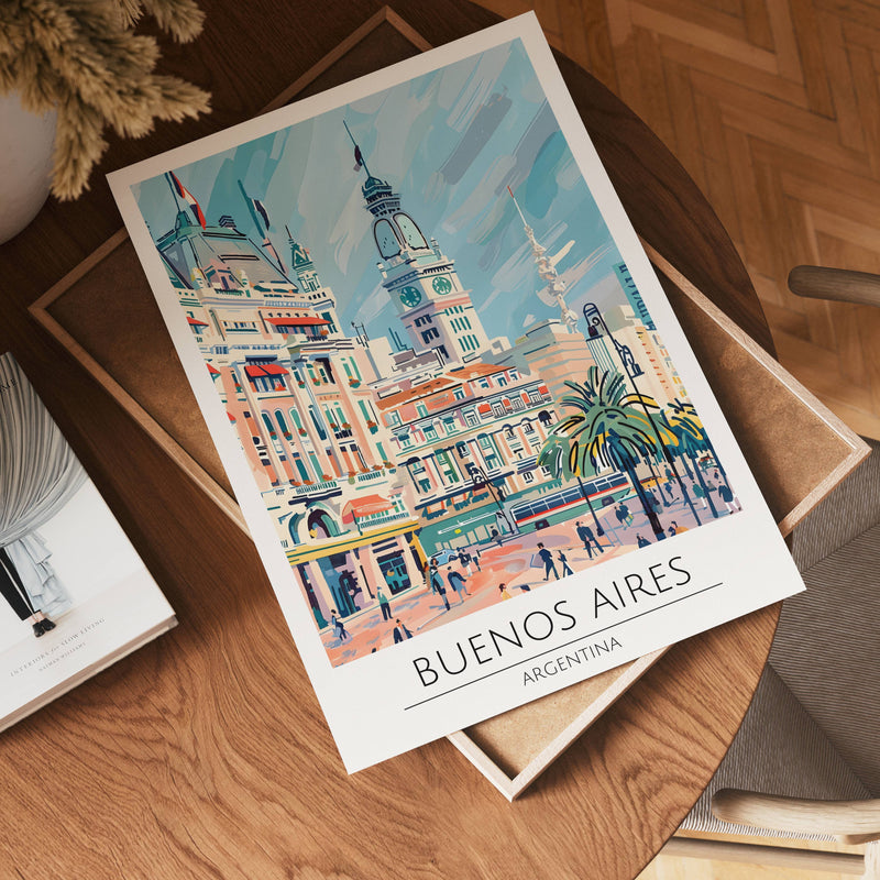 Buenos Aires Historic Plaza Poster