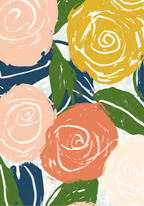 Floral Harmony Poster