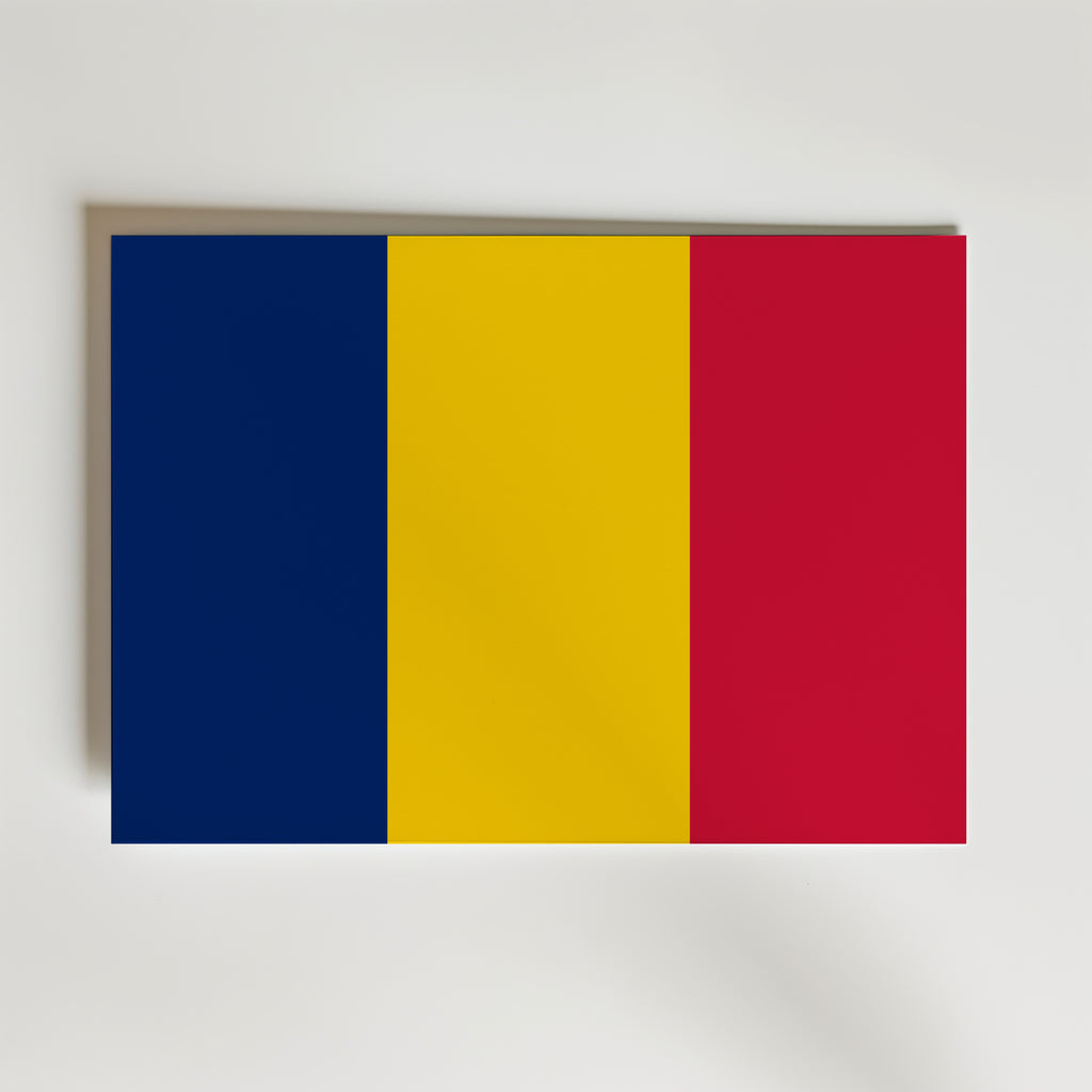 Chad National Flag Poster affisch – poster till väggdekoration – köp online hos Bozetto