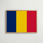 Chad National Flag Poster – poster väggdekoration inredning – Affischer hos Bozetto