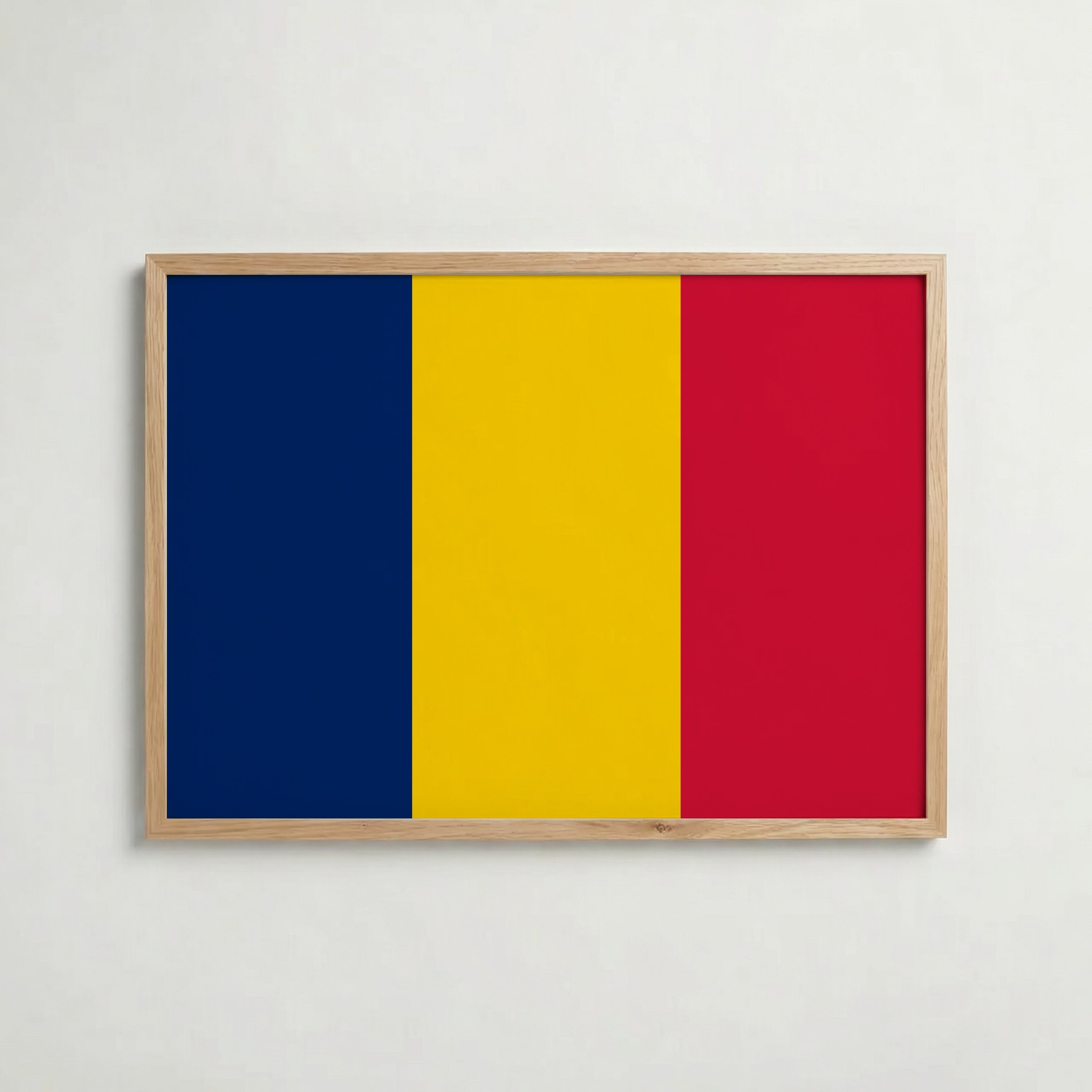 Chad National Flag Poster – poster väggdekoration inredning – Affischer hos Bozetto