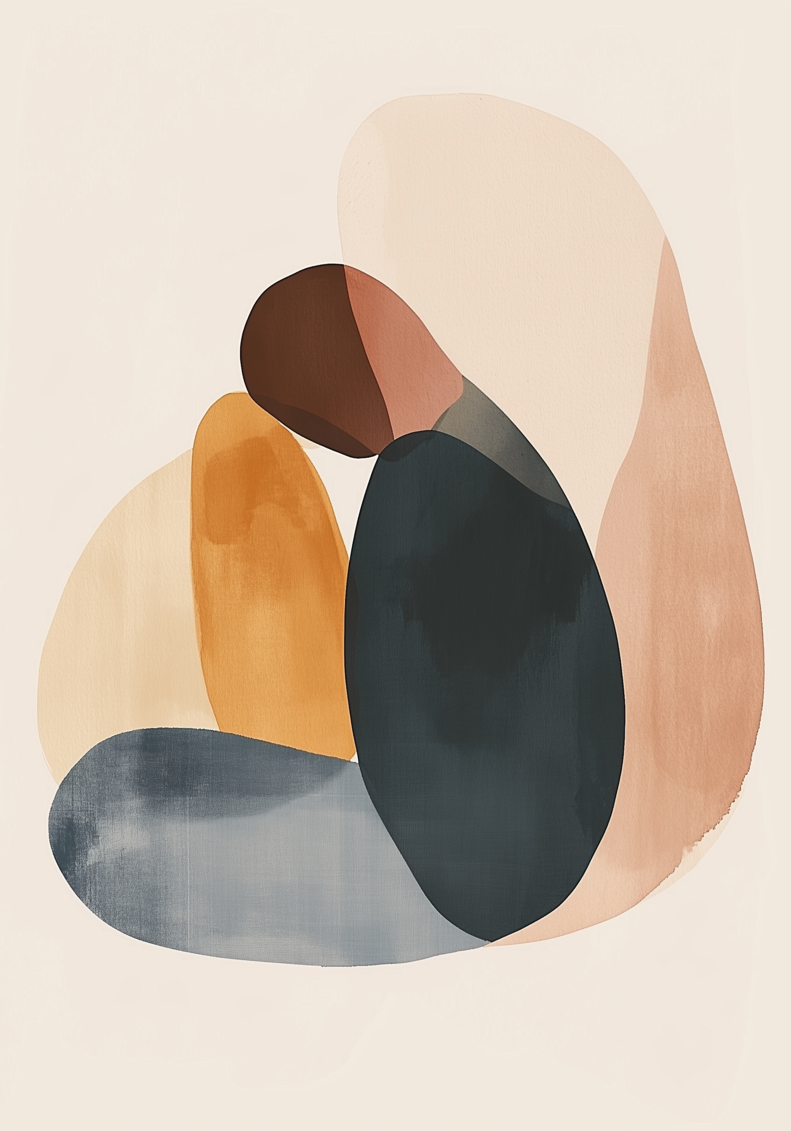 Abstract Embrace Poster