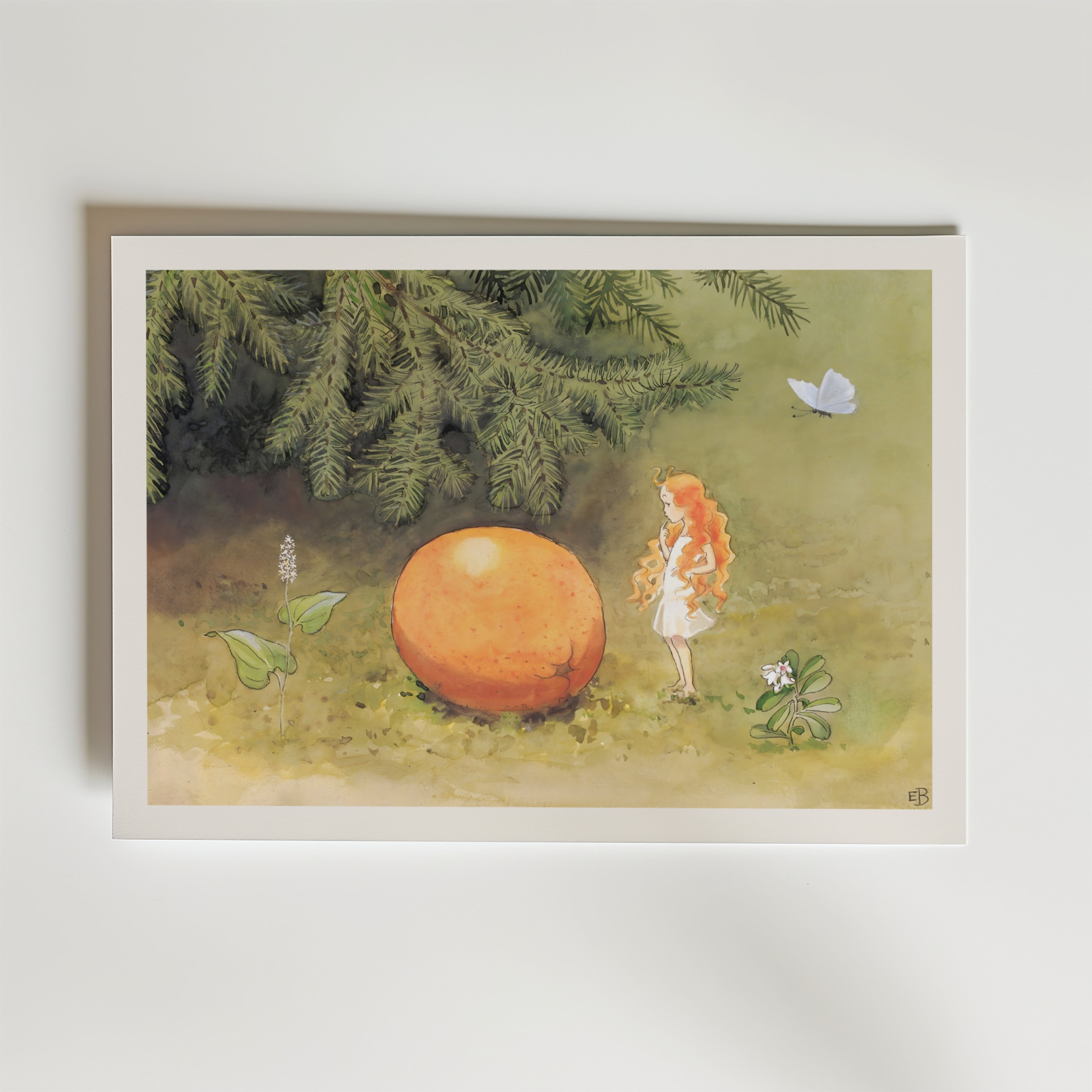 Elsa Beskow Solägget Poster – En magisk illustration från Elsa Beskows älskade saga Solägget.
