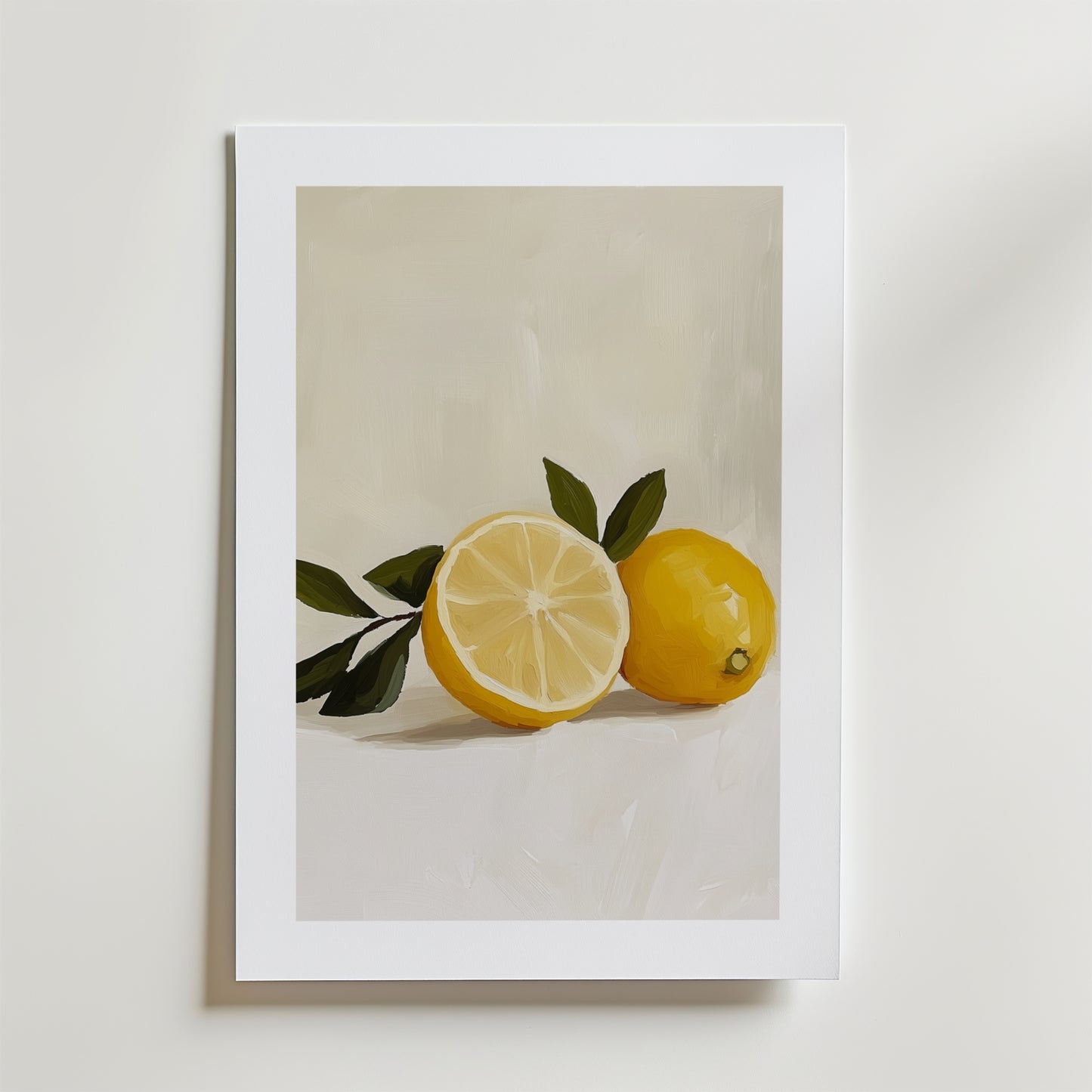Minimal Lemon Poster