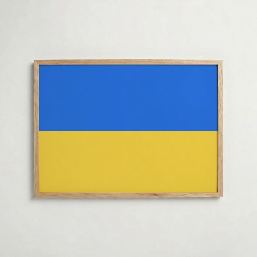 Ukraine National Flag Poster affisch – köp poster online – Bozetto väggdekoration