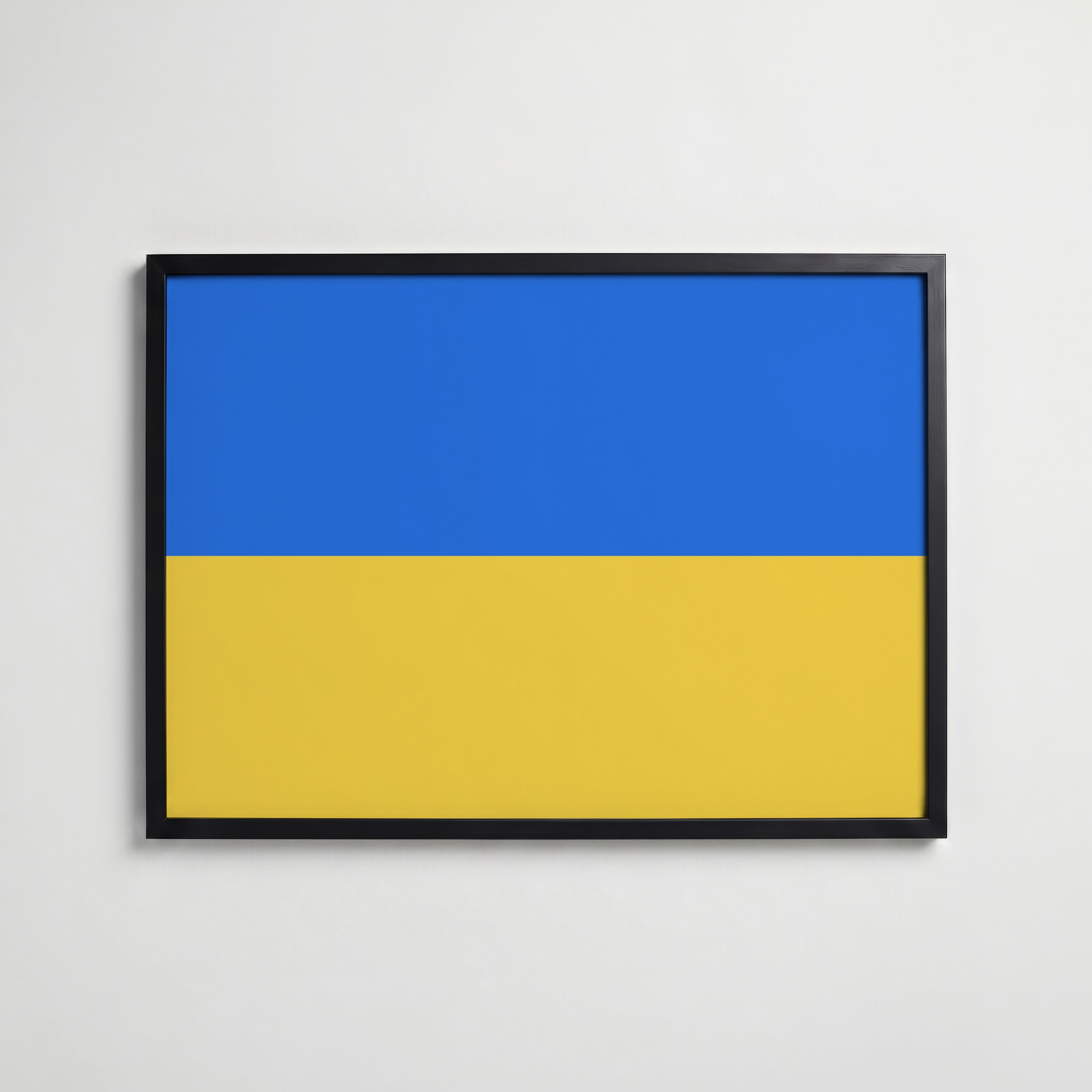 Ukraine National Flag Poster poster – väggdekoration för hemmet – köp hos Bozetto