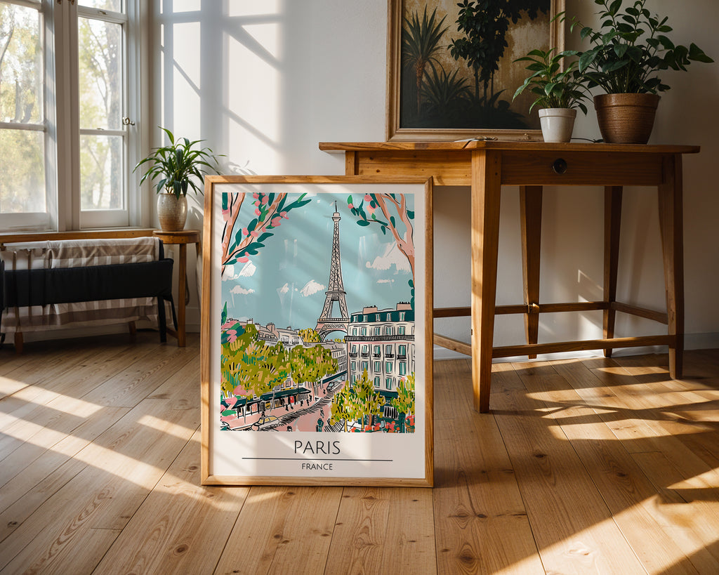 Eiffel Tower View Poster