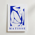Henri Matisse Indigo Silhouette Muse Poster