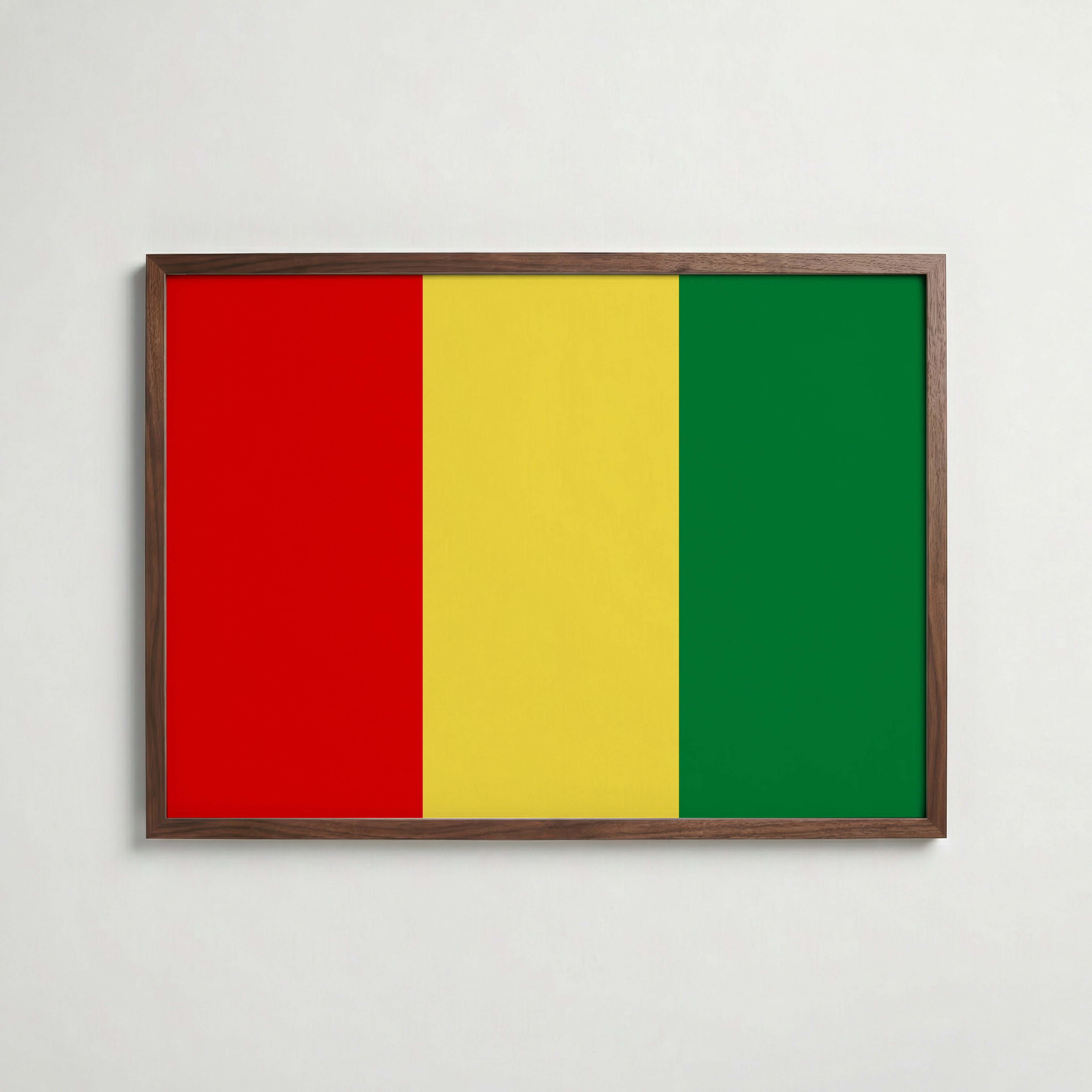 Guinea National Flag Poster poster – väggdekoration för hemmet – köp hos Bozetto