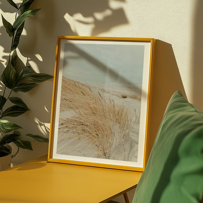 Windy Coast Dunes Poster