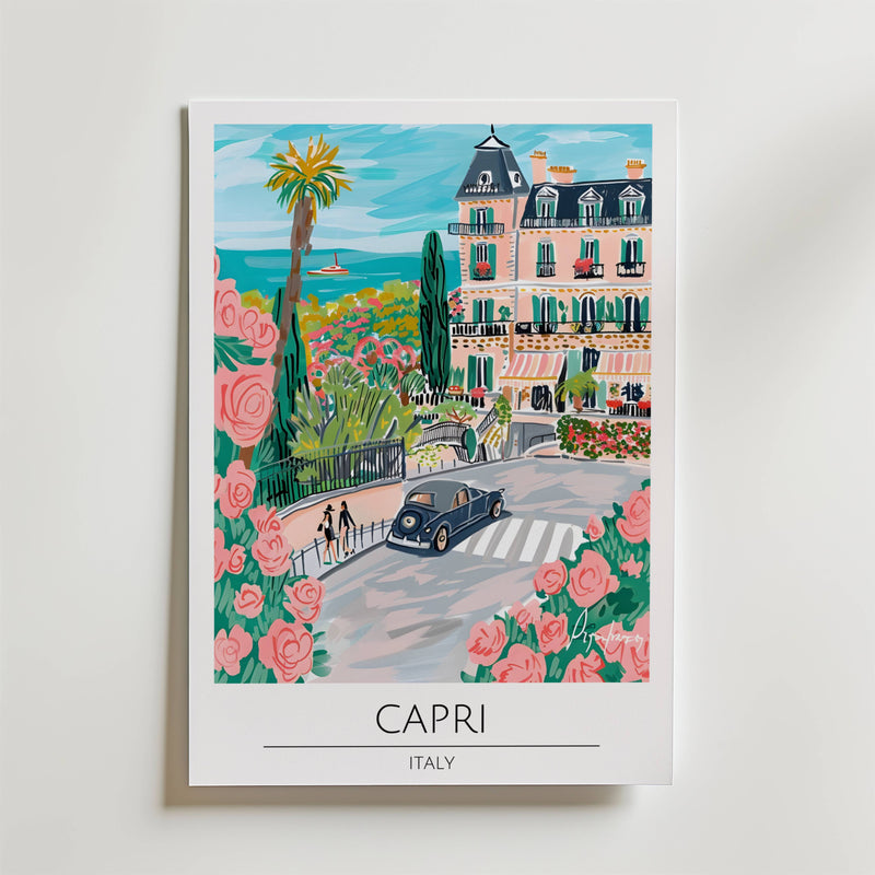 Capri Coastal Elegance Poster