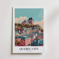 Autumn Over Quebec Poster