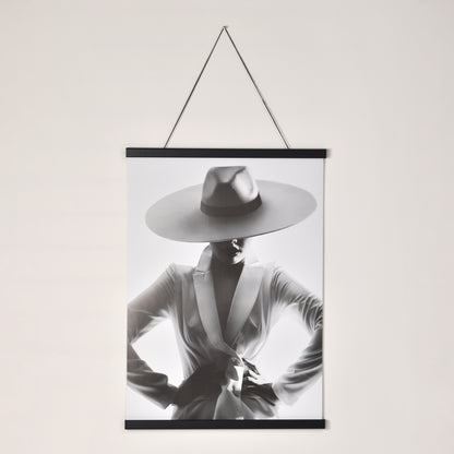 Posterhängare Svart Ek med magnet