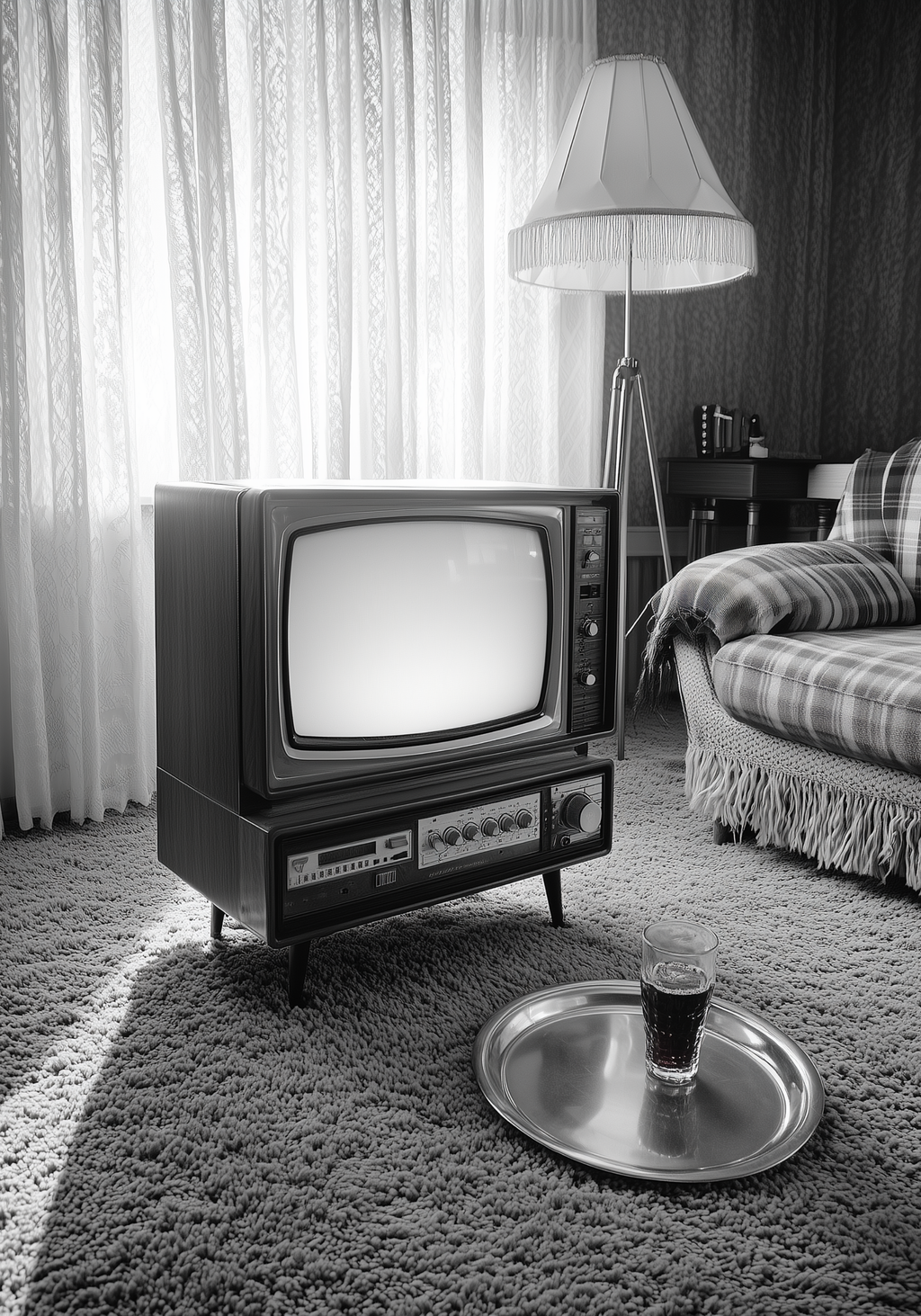 Vintage Living Room Poster