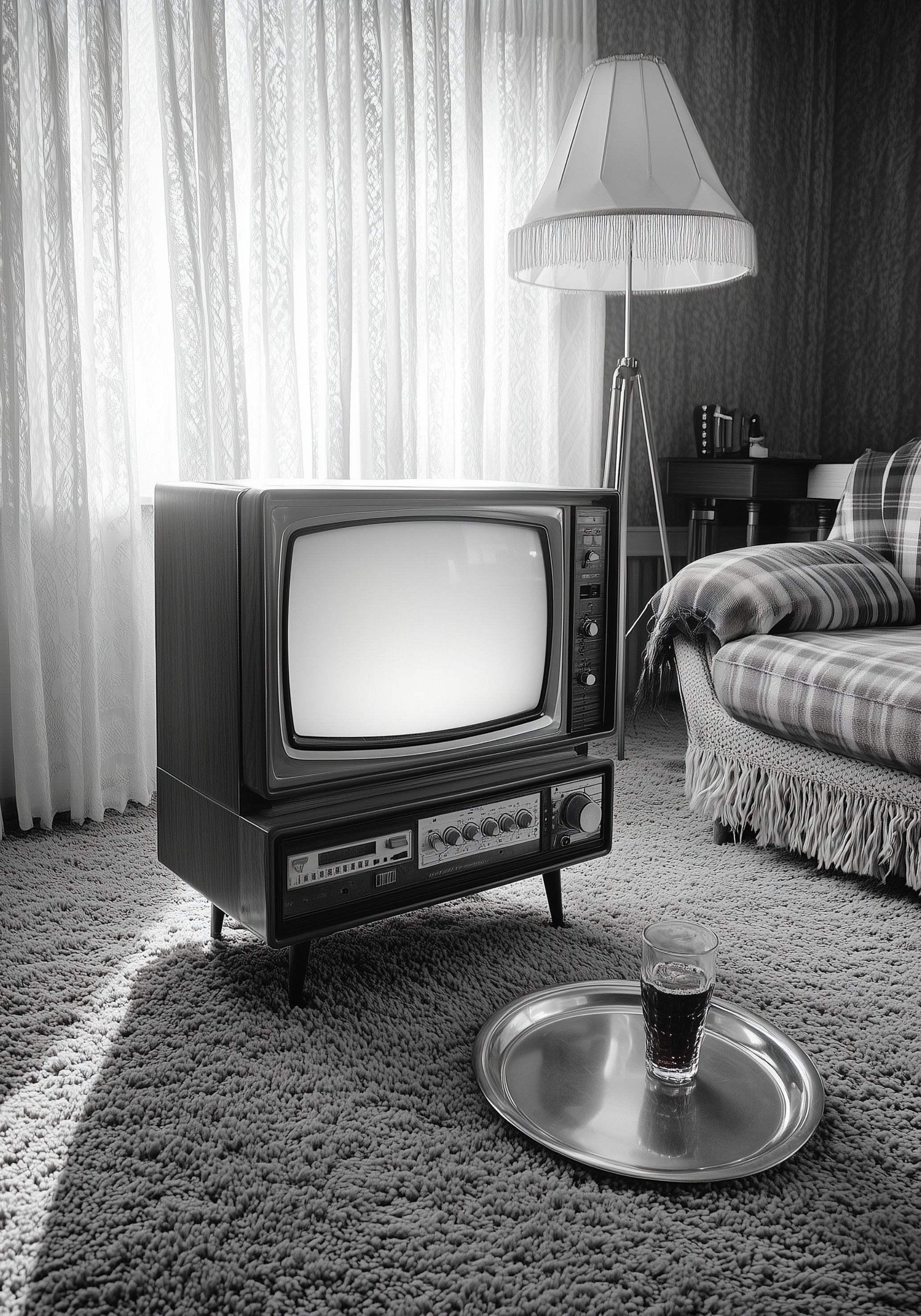 Vintage Living Room Poster