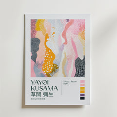Yayoi Kusama Soft Motion Harmony Poster
