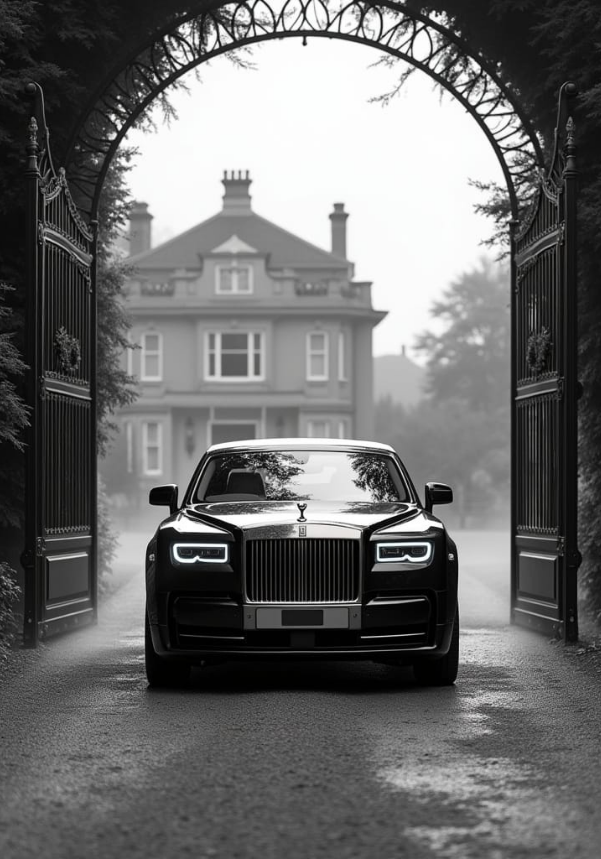 Vintage Rolls Royce No.2 Poster