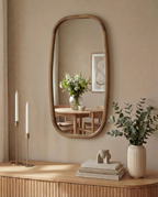 Siljan – Spegel med träram 40×80 cm