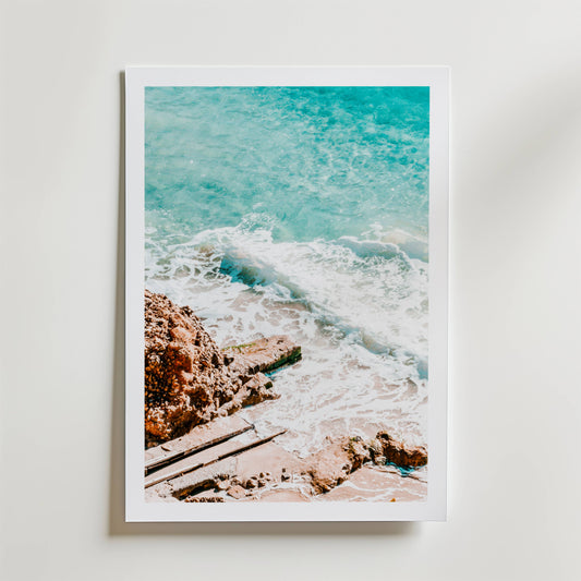 Coastal Steps Poster