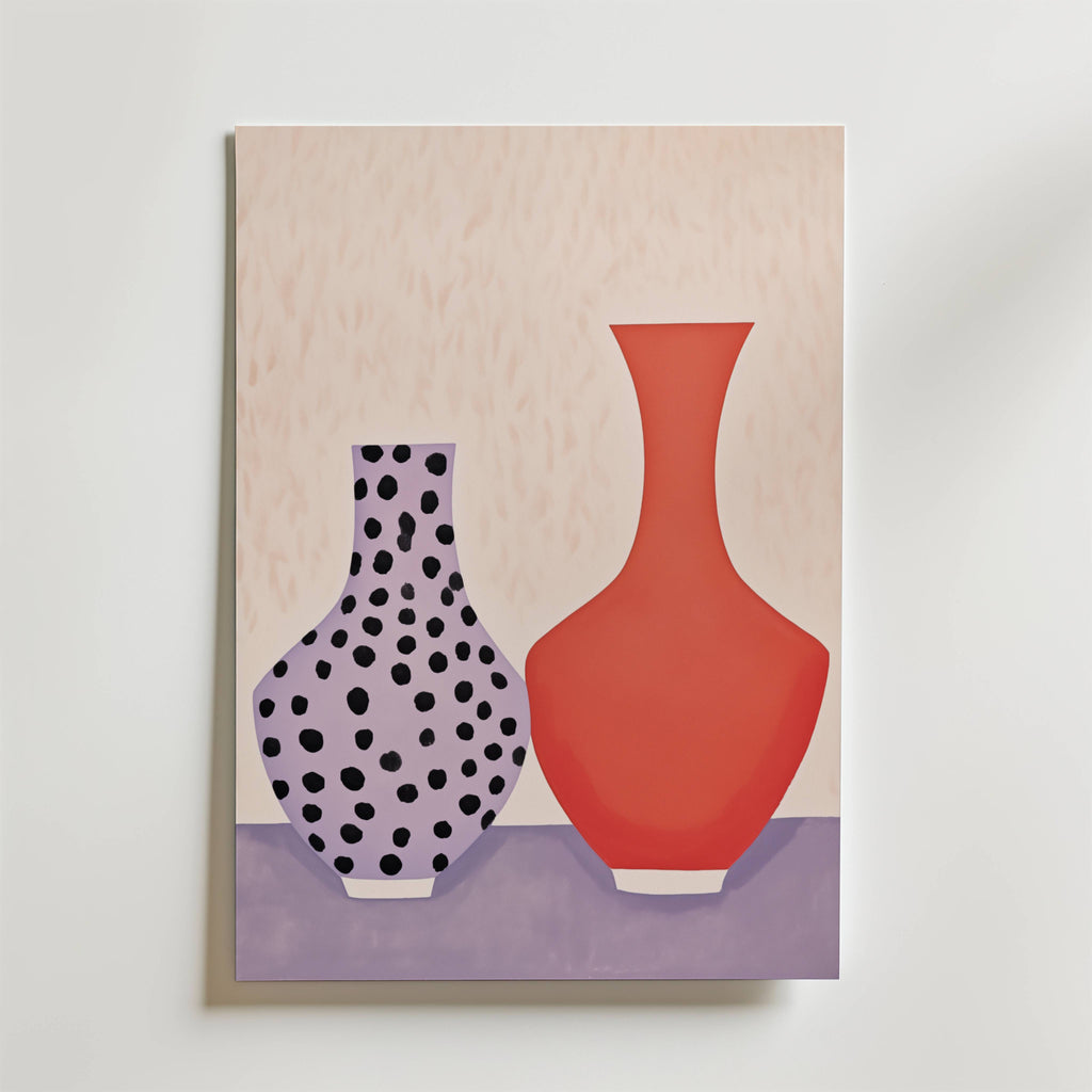 Playful Vases Poster