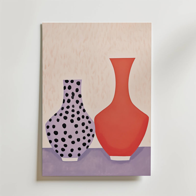 Playful Vases Poster