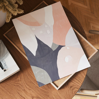 Camellia Charm Abstract Poster