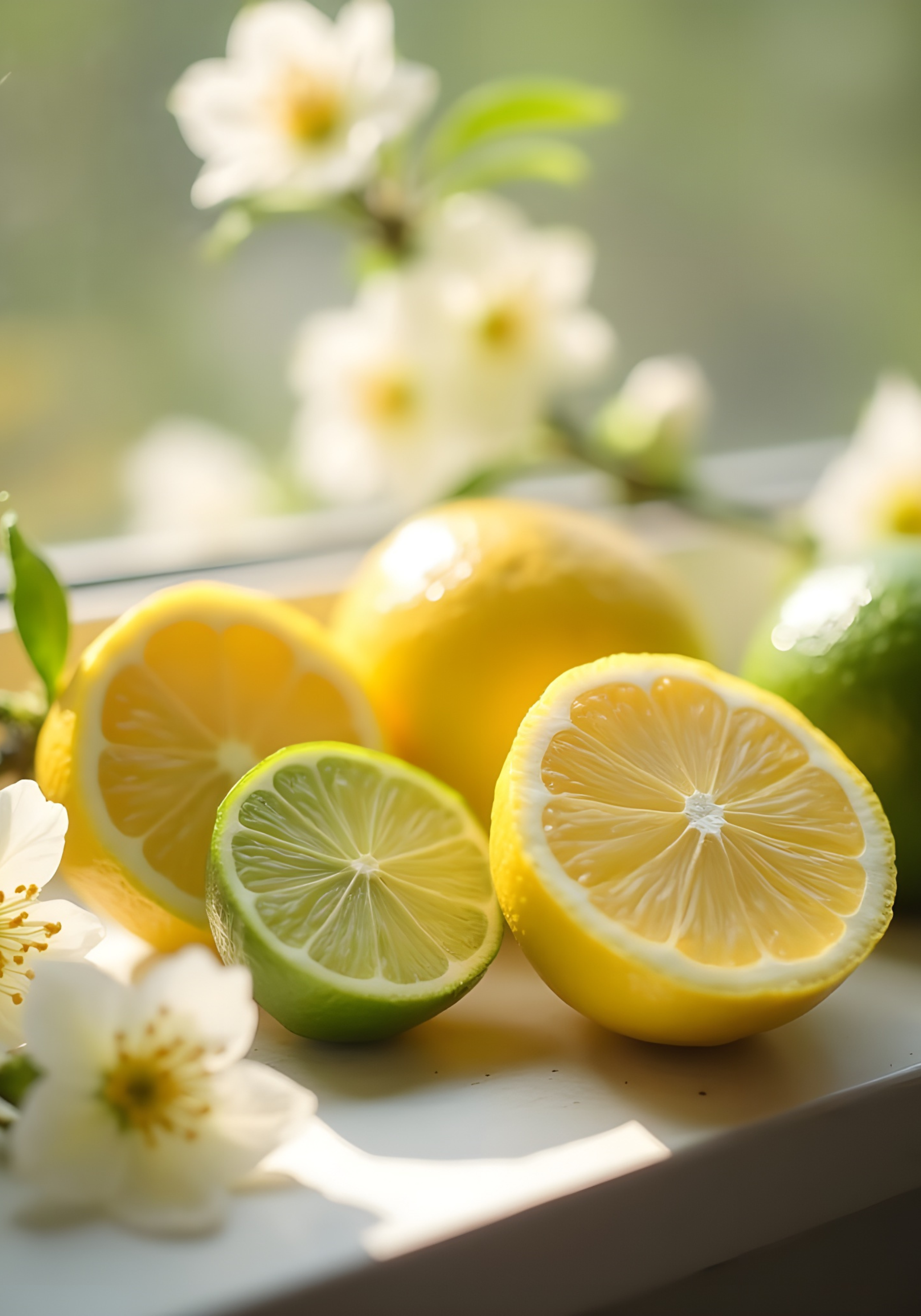 Sunlit Citrus Poster