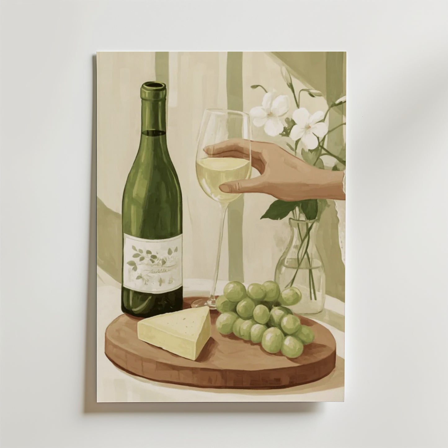 Grapes And Wine Poster