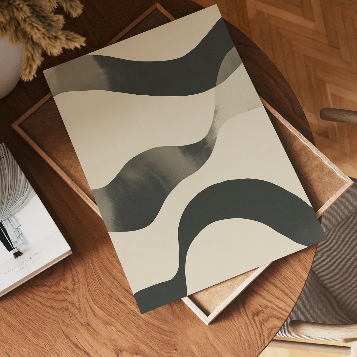Flowing Waves Poster