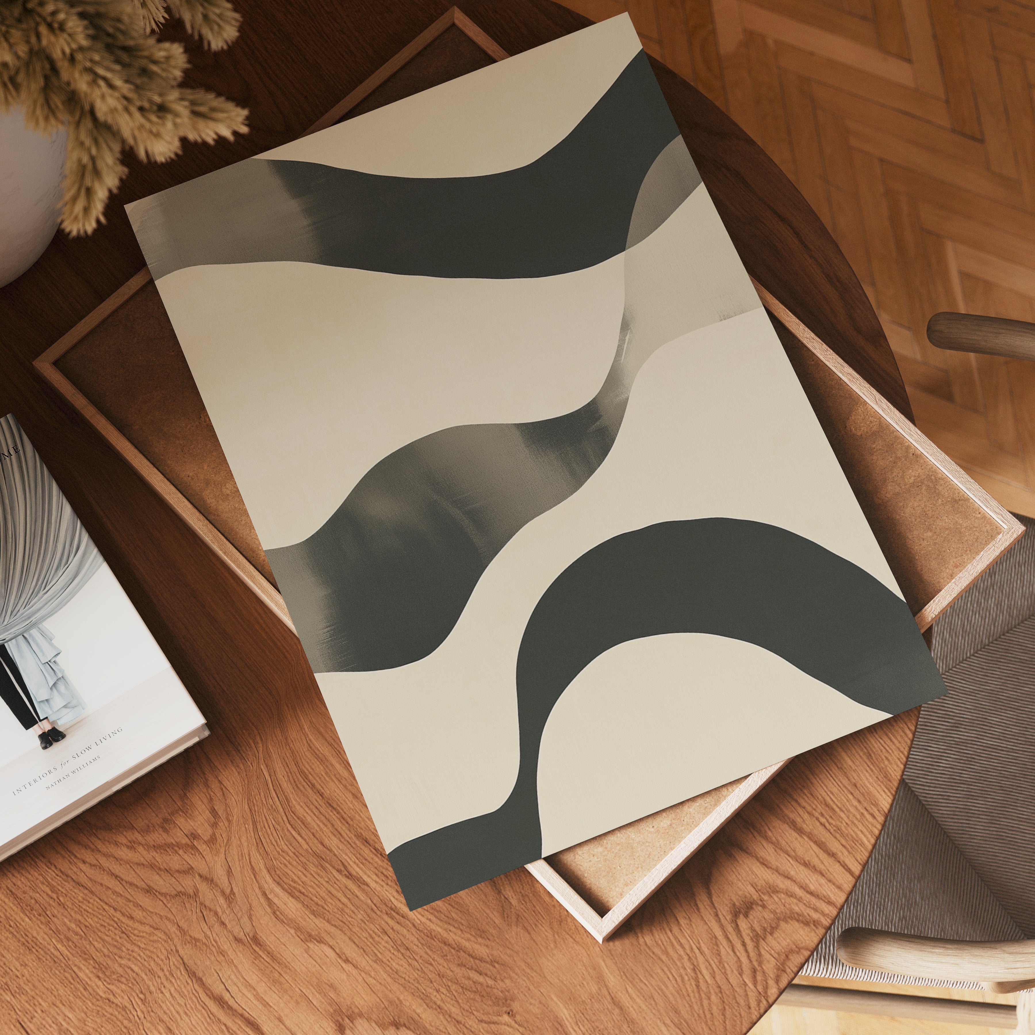 Flowing Waves Poster