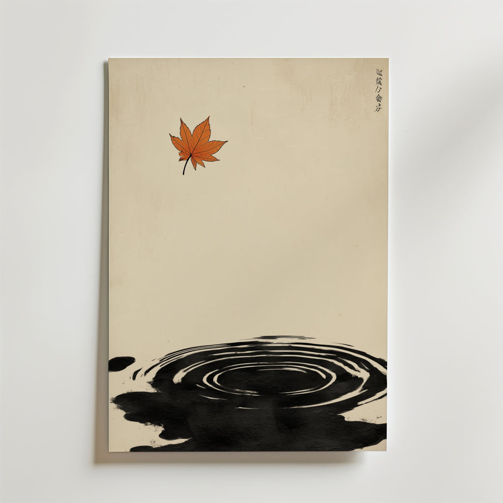 Ephemeral Leaf Poster