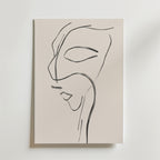 Förhöj ditt rum med Elegant Line Art Face Poster från Bozetto. Med en kvinnas profil i enkla svarta linjer på premiumpapper ger detta minimalistiska konstverk en raffinerad, modern touch till alla heminredning.