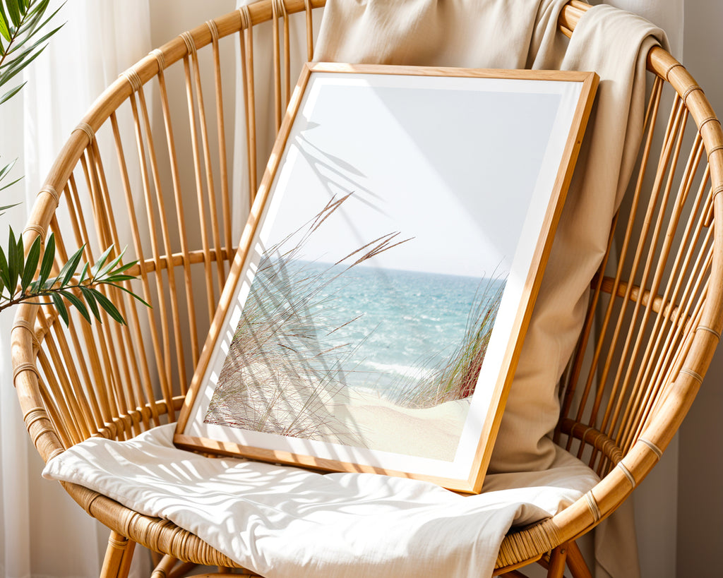 Coastal Breeze Dunes Poster