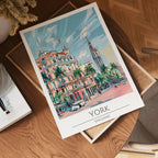 York Sunset Boulevard Poster