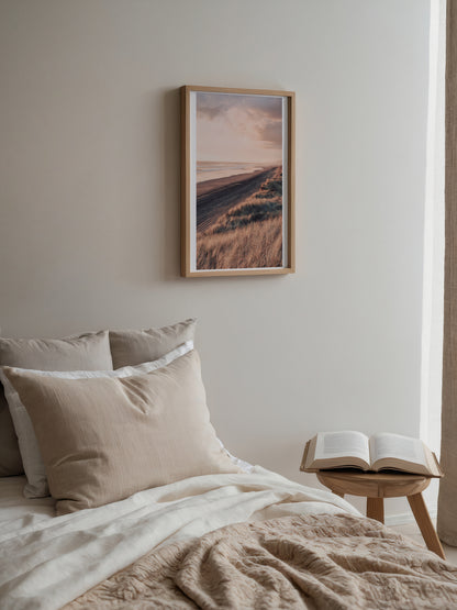 Coastal Sunset Ridge Poster