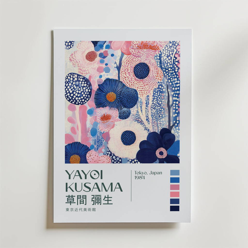 Yayoi Kusama Midnight Blossom Poster
