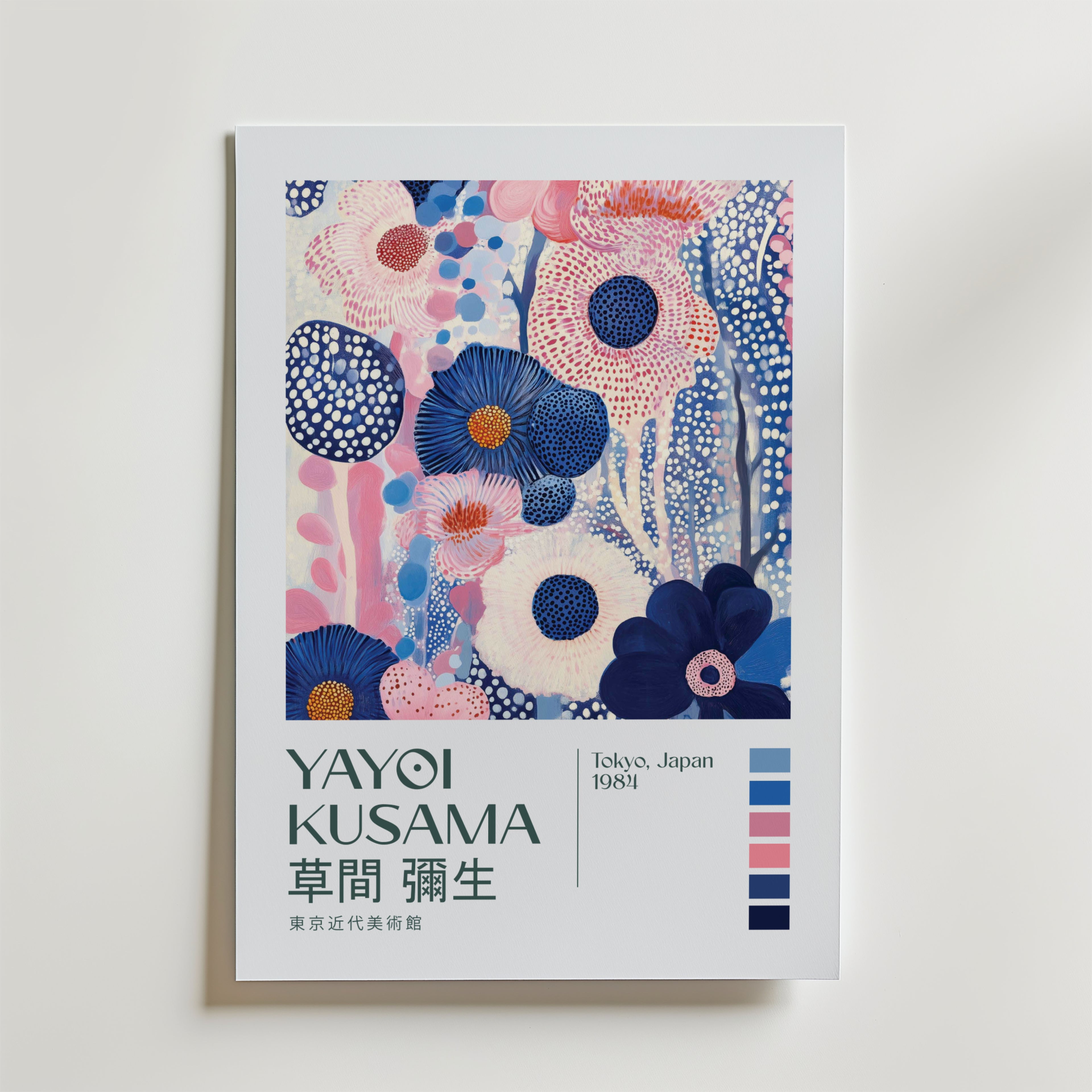 Yayoi Kusama Midnight Blossom Poster