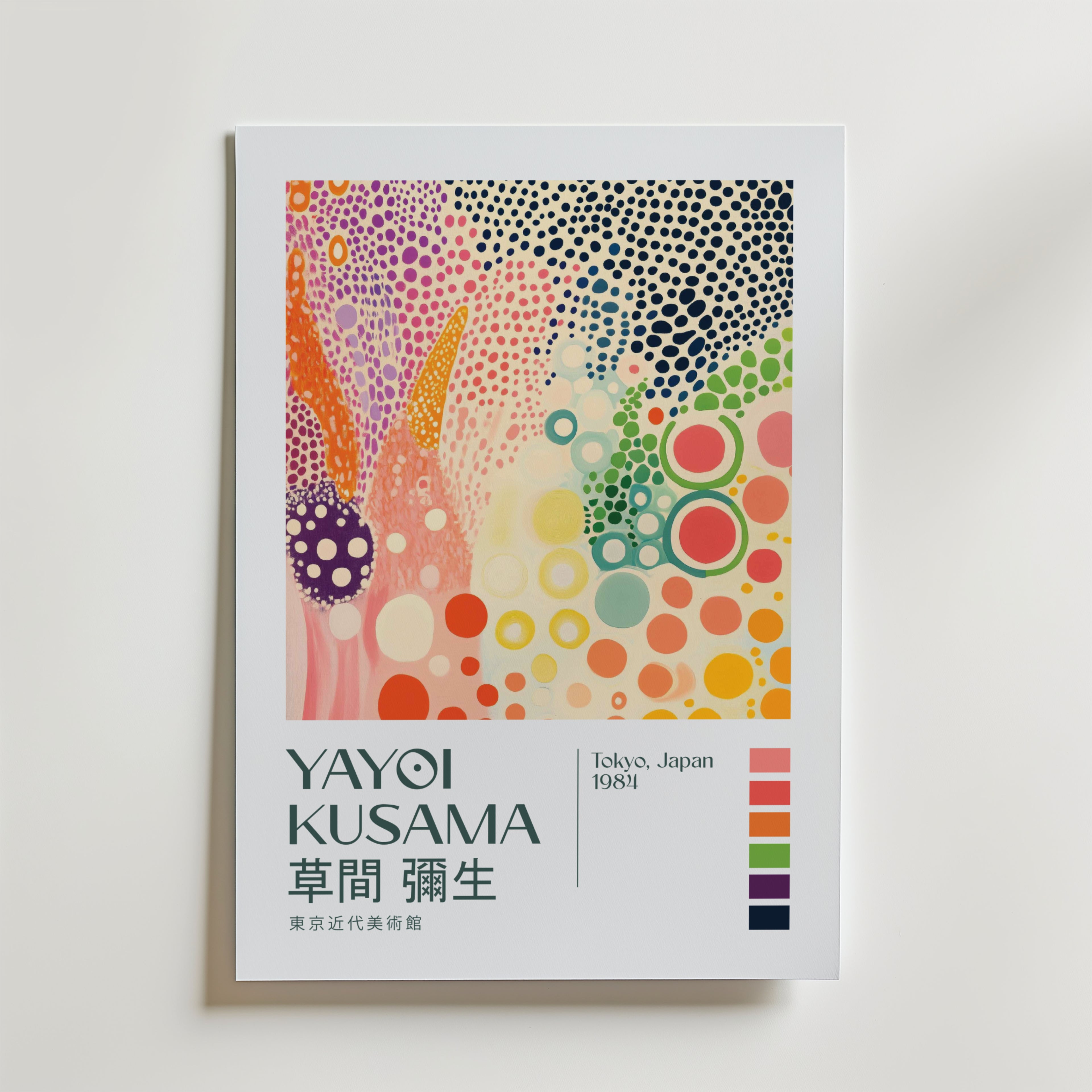 Yayoi Kusama Kaleidoscope Garden Poster