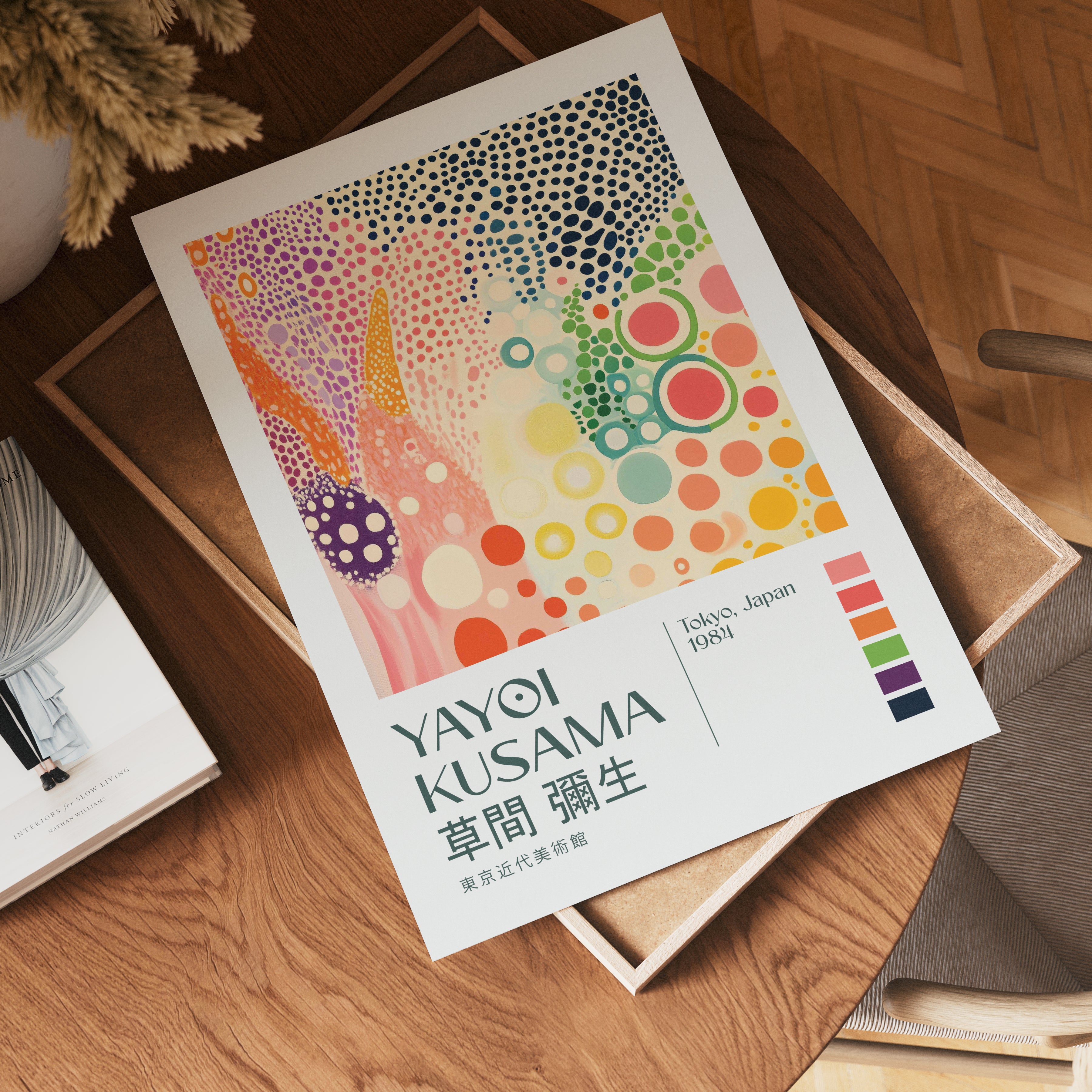 Yayoi Kusama Kaleidoscope Garden Poster