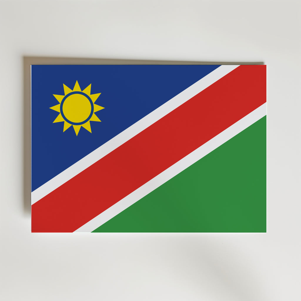 Namibia National Flag Poster affisch – poster till väggdekoration – köp online hos Bozetto
